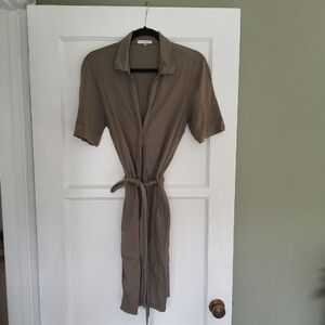 James Perse Olive Midi Dress